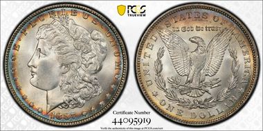 1887 $1 MS67