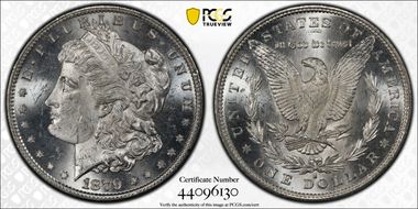 1879-S $1 MS62