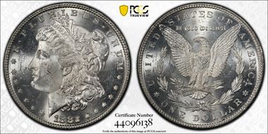 1882 $1 MS62