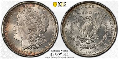 1886 $1 MS64
