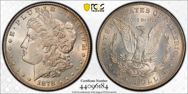 1878 7/8TF $1 Weak N1