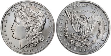 2021-S $1 Morgan Dollar 100th Anniversary First Strike MS70