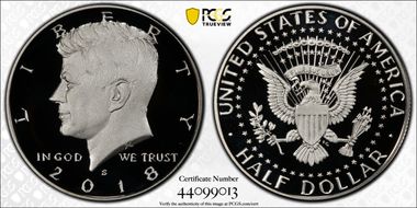 2018-S 50C Silver Limited Edition Proof Set - First Strike PR70DCAM