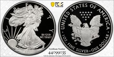 2021-W  $1 Silver Eagle - Type 1 Limited Edition Proof Set - First Strike PR69DCAM