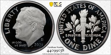 2021-S 10C Silver Limited Edition Proof Set - First Strike PR70DCAM