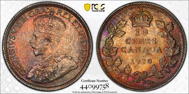 1920 10C MS65+