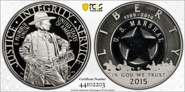 2015-P $1 U.S. Marshals Service PR69DCAM