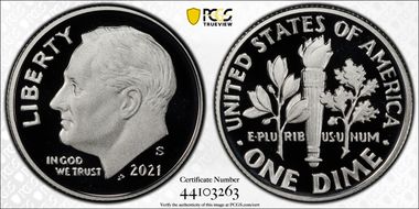 2021-S 10C Silver Limited Edition Proof Set - First Strike PR70DCAM