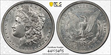 1882-O/S $1 Strong N1