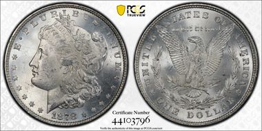 1878 8TF $1 MS62