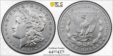 2021-S $1 Morgan Dollar 100th Anniversary First Strike MS69