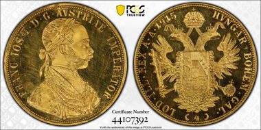 "1915" 4 Duc Restrike MS63PL