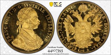 "1915" 4 Duc Restrike MS65PL