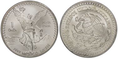 1993-Mo Onza Libertad Ag MS69