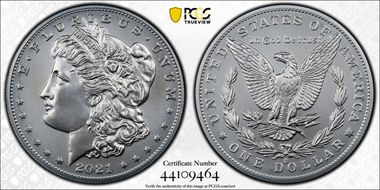 2021-O Privy $1 Morgan Dollar 100th Anniversary First Strike MS69