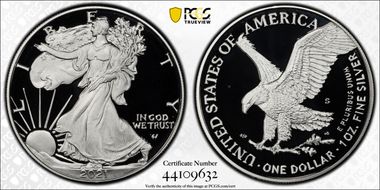 2021-S $1 Silver Eagle - Type 2 First Strike PR69DCAM