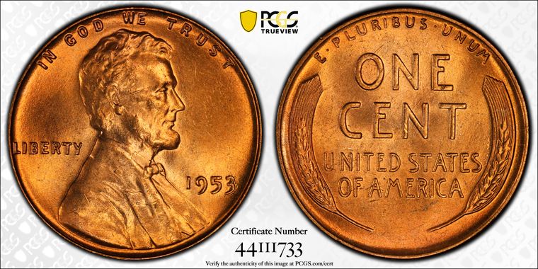 Cert 44111733 - Coin Image