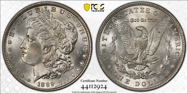 1889 $1 MS63