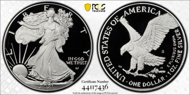 2021-S $1 Silver Eagle - Type 2 PR70DCAM