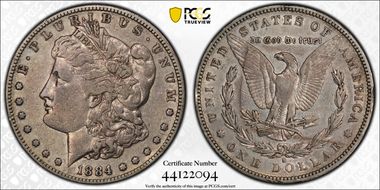 1884-S $1 VF30