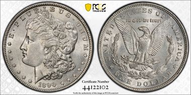 1890 $1 AU55