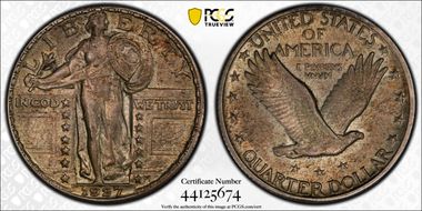 1927 25C AU58