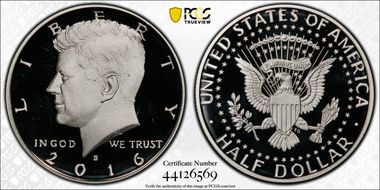 2016-S 50C Silver Limited Edition PR Set PR69DCAM