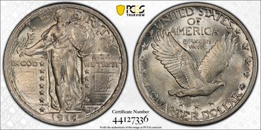 1917 25C Type 2 AU58FH