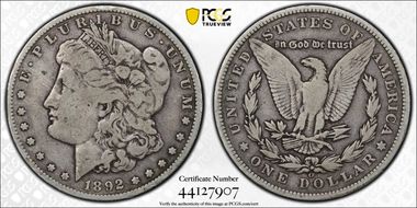 1892-O $1 VG10