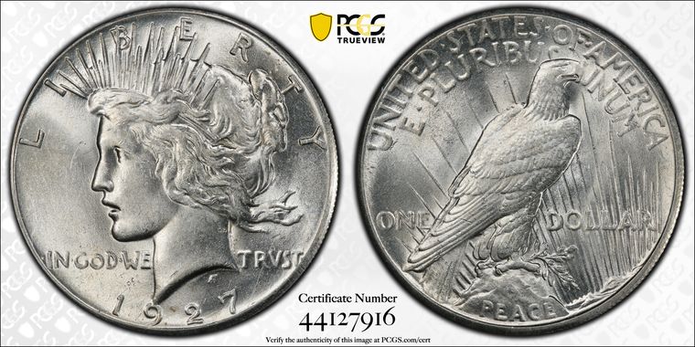 Cert 44127916 - Coin Image