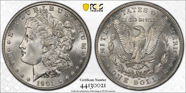 1901-O $1 MS66