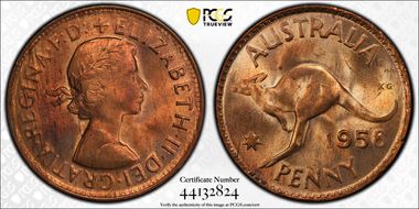 1958 (m) 1D MS64+ RD