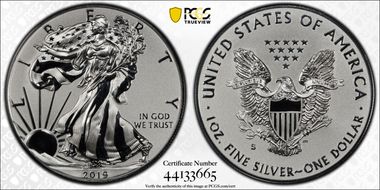 2019-S $1 Silver Eagle Enhanced Rev PR First Strike PR69