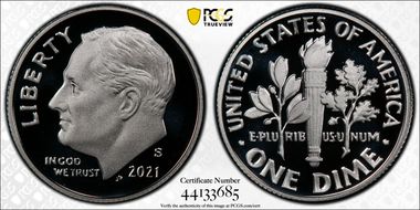 2021-S 10C Silver Limited Edition Proof Set - First Strike PR70DCAM