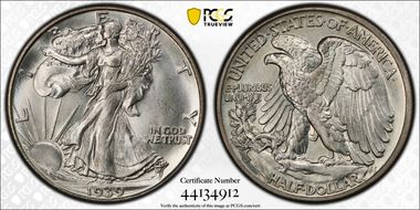 1939-D 50C MS66+
