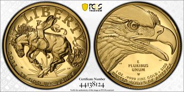 2021-W $100 American Liberty High Relief .9999 Fine PR69DCAM