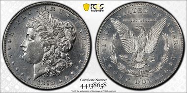 1878-S $1 AU53