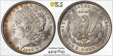 1890-O $1 MS64+