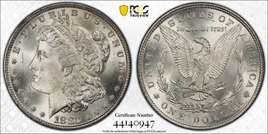 1882 $1 MS65
