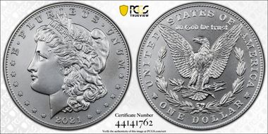2021-D $1 Morgan Dollar 100th Anniversary First Strike MS69