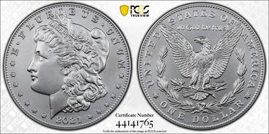2021-D $1 Morgan Dollar 100th Anniversary First Strike MS69