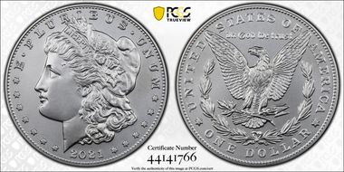 2021-D $1 Morgan Dollar 100th Anniversary First Strike MS70