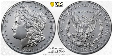 2021-CC Privy $1 Morgan Dollar 100th Anniversary First Strike MS70