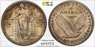 1917 25C Type 1 MS66FH