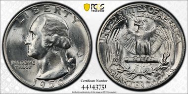 1950-S/S 25C RPM, FS-501 MS64