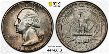 1952-S/S 25C RPM, FS-501 MS64