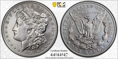 2021-S $1 Morgan Dollar 100th Anniversary First Strike MS70