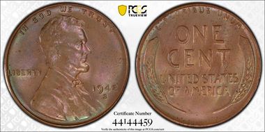 1942-S 1C MS64BN
