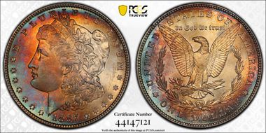 1887 $1 MS66+
