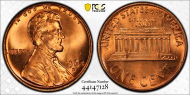 1964-D 1C MS66RD